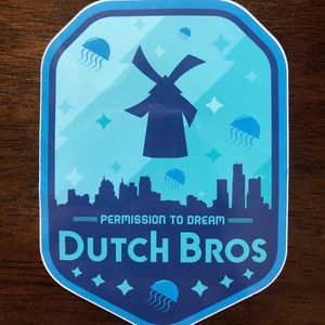 Dutch Brothers Sticker - Permission to Dream